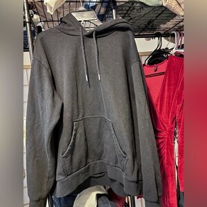 H&M Black Hoodie Sweatshirt